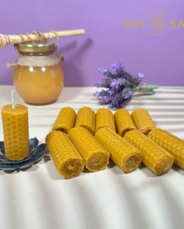 Paquete de 12 velas de miel mini