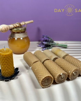 Paquete de 12 velas de miel chica
